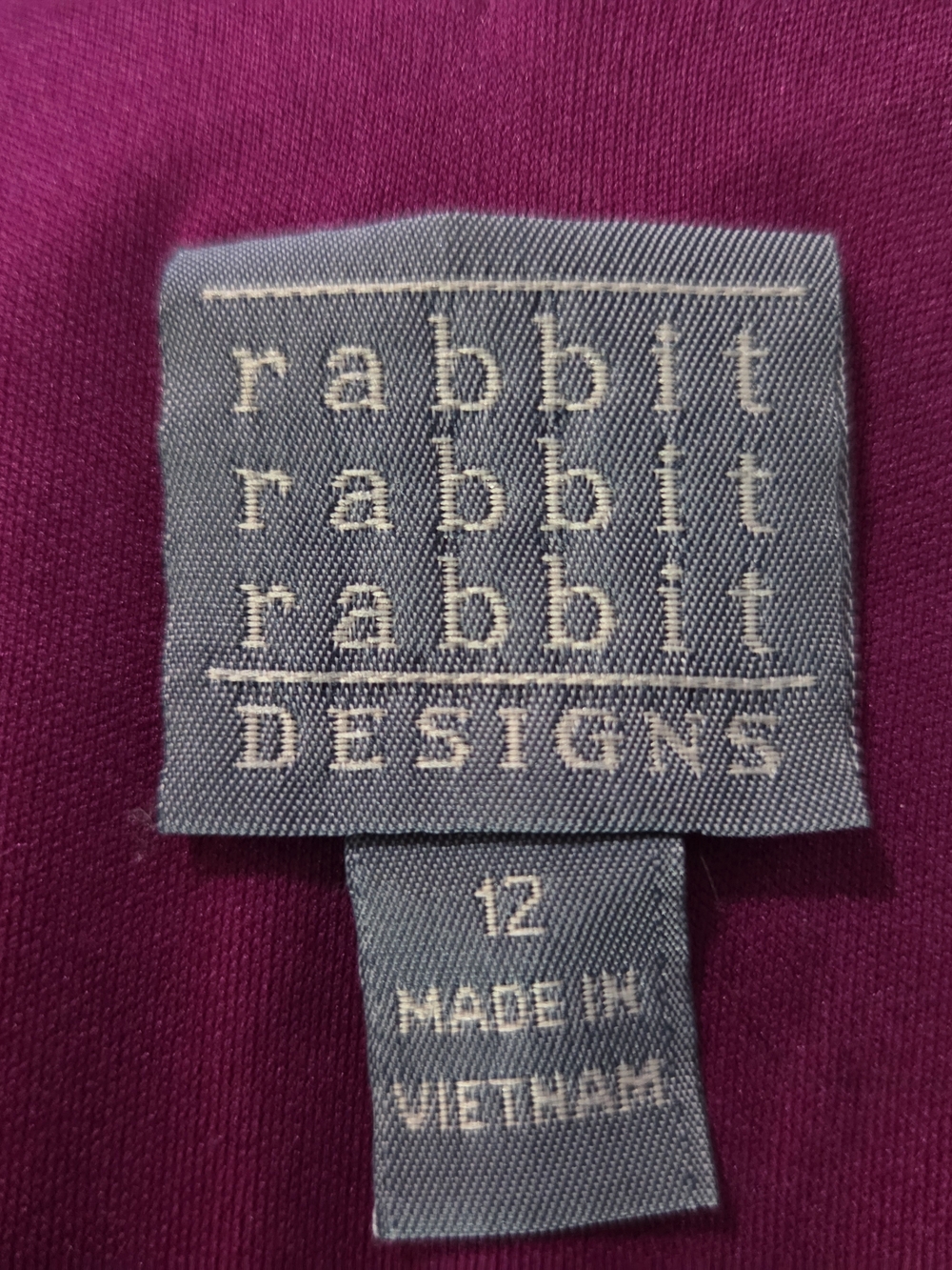 Rabbit Rabbit Rabbit Textured V-Neck Midi Dress in Magenta - Picture 4 of 10